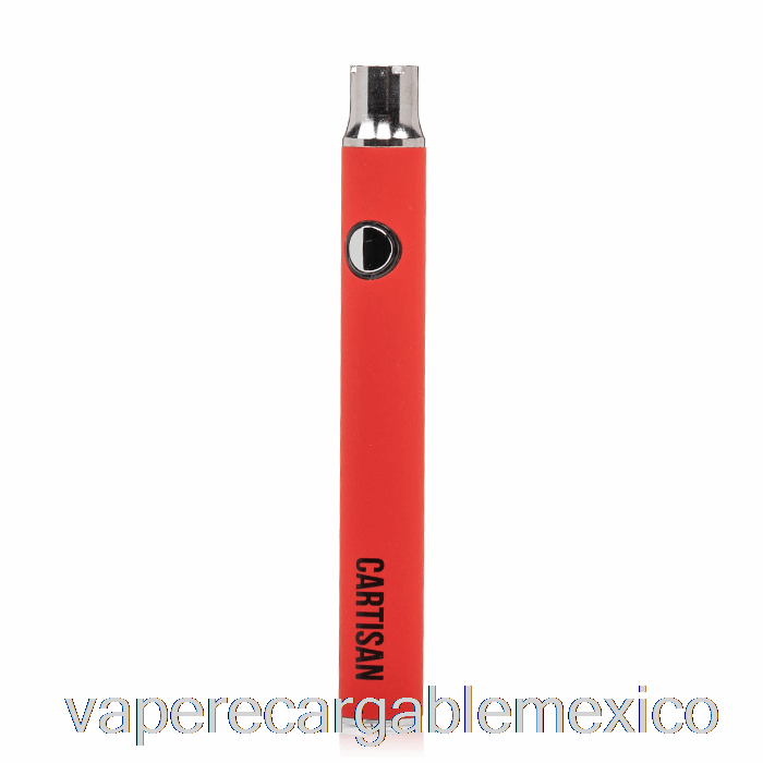 Vape Recargable Carisan Boton Vv 350 510 Bateria Rojo